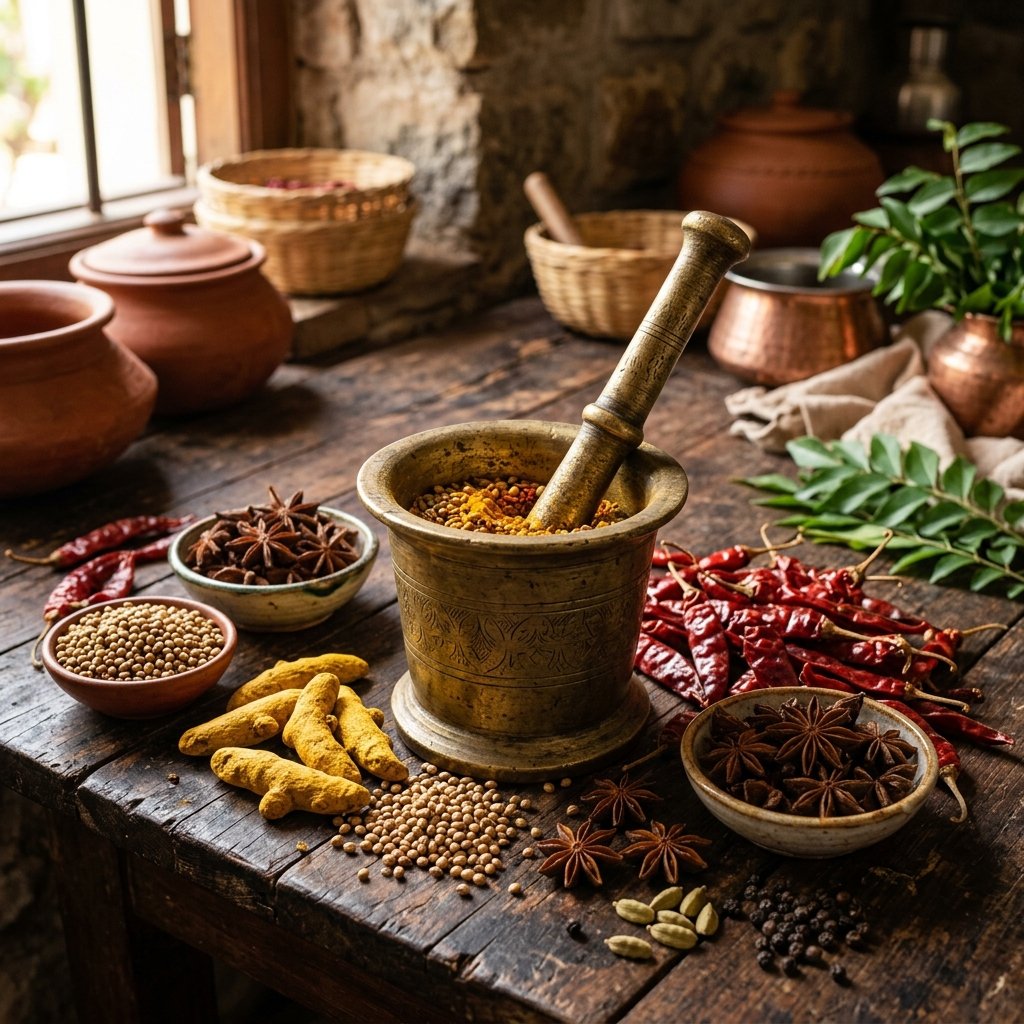 South Indian Traditional Spices