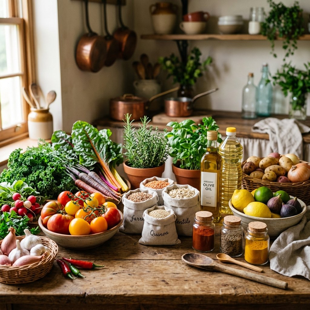 Organic farm fresh produce
